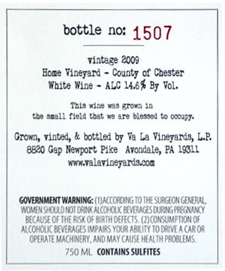 Custom Wine Label by Apogee Industries