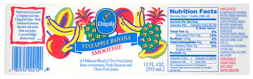 Custom Smoothie Label by Apogee Industries