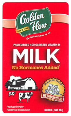 Custom Milk Label by Apogee Industries