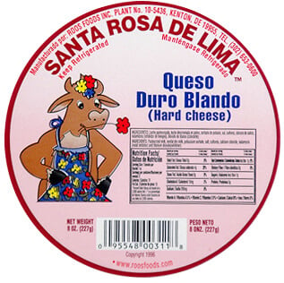 Queso label, created by Apogee